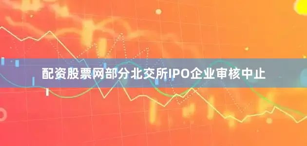 配资股票网部分北交所IPO企业审核中止